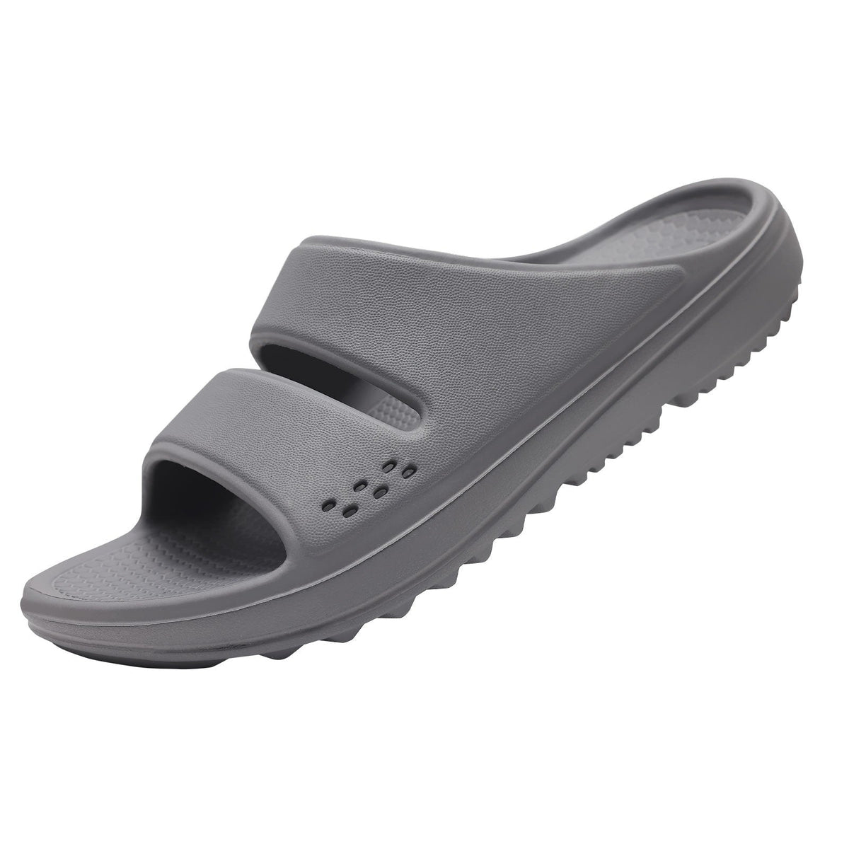 Kidmi Men Recovery Slides Women Arch Support Slides Summer Beach Sandals Light Orthotic Men Sandals Outdoor Breathable Sandals