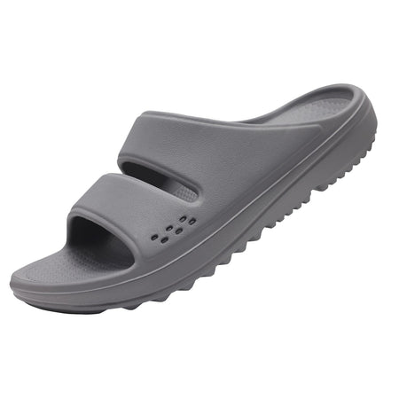 Kidmi Men Recovery Slides Women Arch Support Slides Summer Beach Sandals Light Orthotic Men Sandals Outdoor Breathable Sandals