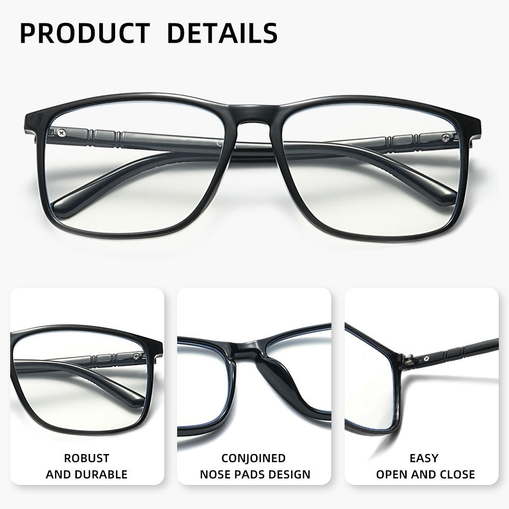 Reading Glasses Men Women Business Office Men Reading Eyeglasses Antifatigue Computer Eyewear +1.0 +1.5 +2.0 +2.5 +3.0 +3.5