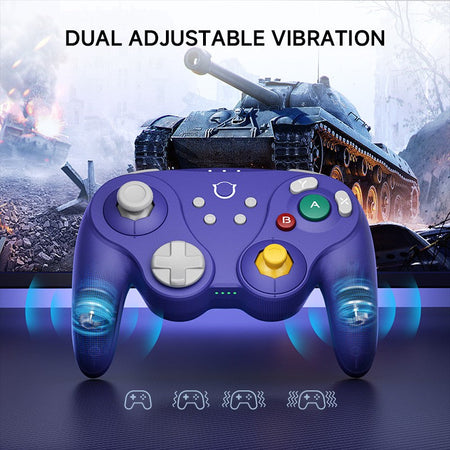 NYXI Warrior Lite Wireless Controller for Switch 2, Hall Effect Joystick No-Drift Gamepad for PC, Micro Mechanical Buttons Vibra