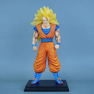 31.5cm/12.4in Anime Dragon Ball Figure Super Saiyan 3 Goku Action Figures Pvc Statue Desktop Ornamen Collection Model Toys Gifts