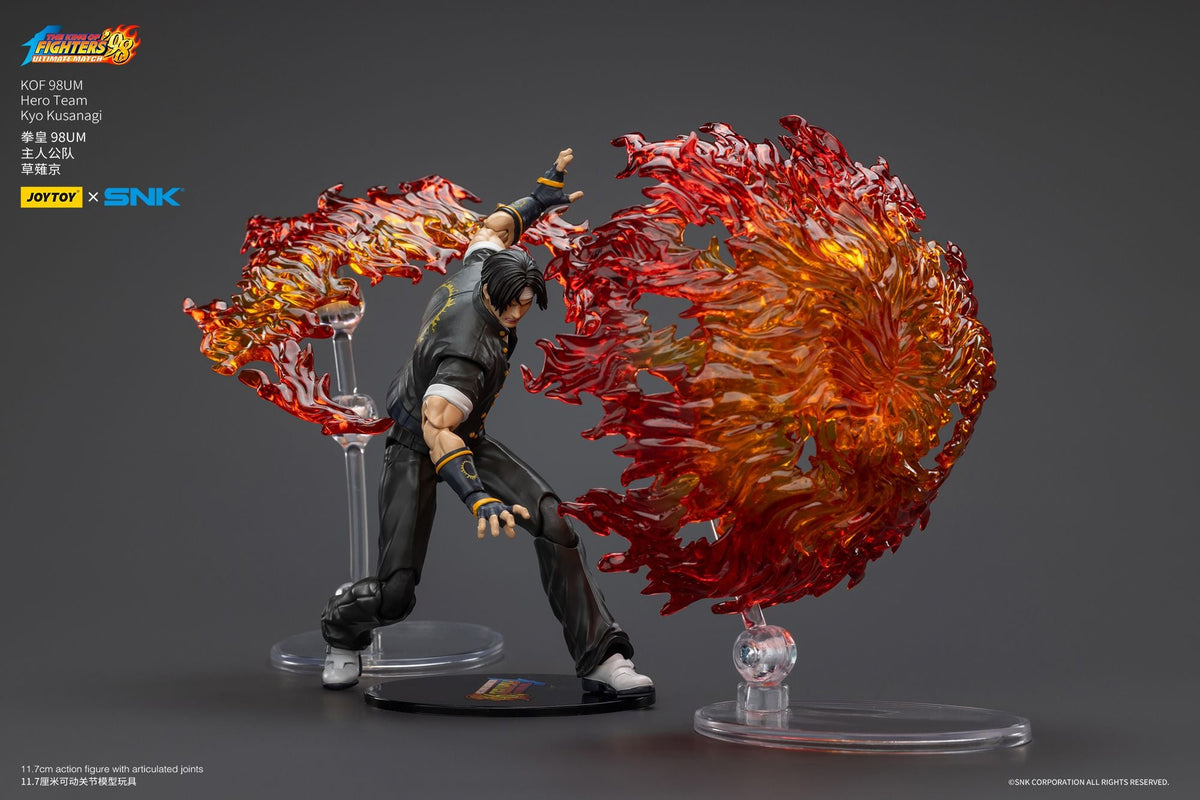 JOYTOY SNK 1/18 Action Figure KOF 98UM Hero Team Kyo Kusanagi Goro Daimon Benimaru Nikaido figures Toys Model