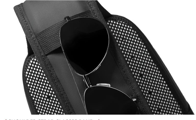 Men's Chest Bag Sling Bags for Men Waterproof Messenger Handbags Crossbody Shoulder Bag with USB Charging Husband Gift Bolsas