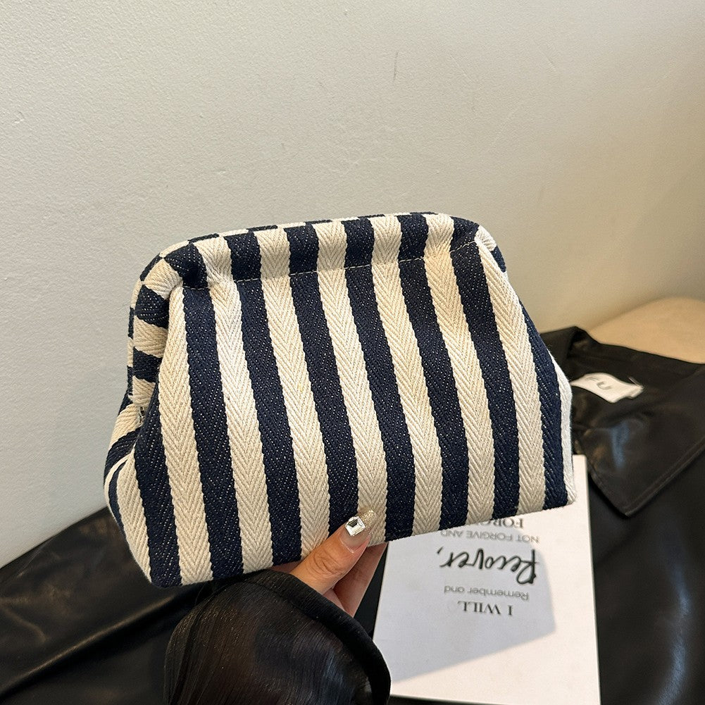 Summer Beach Clutch Bag for Women Colorblock Evening Handbag Cute Pouch Hobo Bag for Travel Party Prom