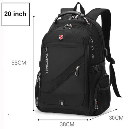 2025 Waterproof 17/20 Inch Laptop Backpack Men Airplane Travel Backpack Women Oxford Rucksack Male School Bag modern Mochila