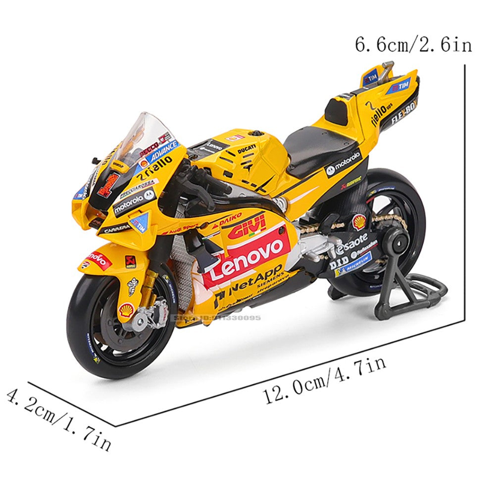 Maisto 1:18 NEW 2023 Ducati Lenovo Team  #1 Bagnaia Champion Moto GP Racing casting alloy motorcycle Model collection gift toy