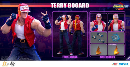 1/12 Genuine King Of Fighters 97 SNK SHERMIE Ts-Xxz-008 Terry Terryberg Action Figures Yagami Yuri Sakazak Collection Model Toy
