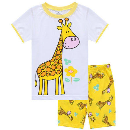 Hot Summer Pyjamas Suit Pink Minnie kids Sleepwear Boys Pijamas Cotton Nightwear Clothes Pajamas Sets