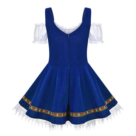 Oktoberfest Costume for Women German Bavarian Traditional Dirndl Dress Octoberfest Festivals Beer Girl Costume