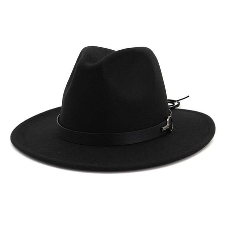 QBHAT Women Men Wide Brim Wool Felt Jazz Fedora Hats Panama Style Cowboy Trilby Party formal Dress Hat Large Size Yellow white