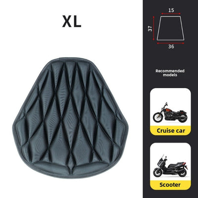 Motorcycle Seat Cover 3D Comfort Air Seat EVA Cushion Cover Waterproof  UV Heat Resistant Universal e-bike scooter motorcycle