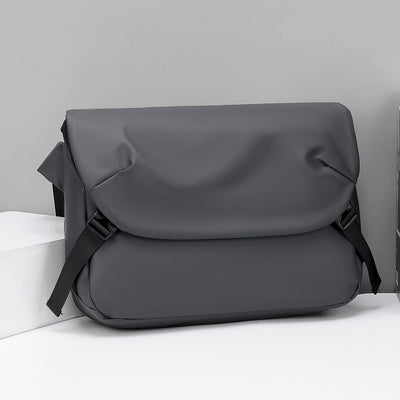 Minimalist Black Men's Shoulder Bag Male High Quality Waterproof Briefcase Crossbody Bag Business Style Messenger Bags for Men