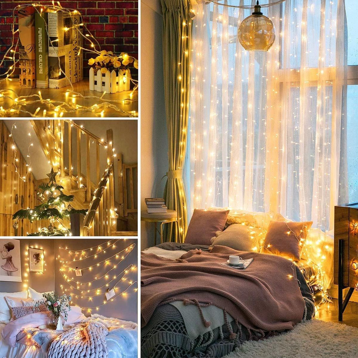 LED Christmas Lights 5/10/20M 220V Waterproof Fairy Lights Outdoor Garden Tree Home Halloween Party Holiday Decoration Lighting