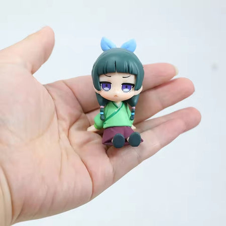 The Apothecary Diaries Maomao Jinshi Q Version Mini Figure Anime Periphery Kawaii Sitting Toys Desktop Car Ornaments Model Gifts