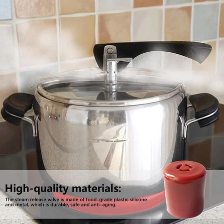 Pressure Cooker Steam Valve Pot Valve Pressure Cooker Part Safety Valve Replacement Parts Universal Pressure Valve for Electric