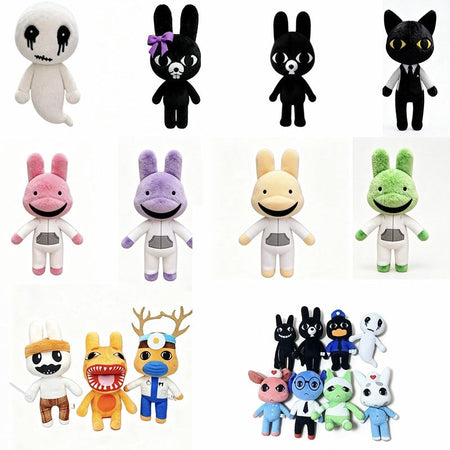 Animal Hospital Cotton Figures Anime Gifts Horror Game Animal Hospital Anomaly Horror Bunny Figurine Halloween Party Favors Gift