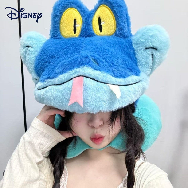 Disney Zootopia 2 Kawaigari Snake Plush Hat Cartoon Anime Cute Hat U-shaped Pillow Winter Warm Office Nap Gift for Girls