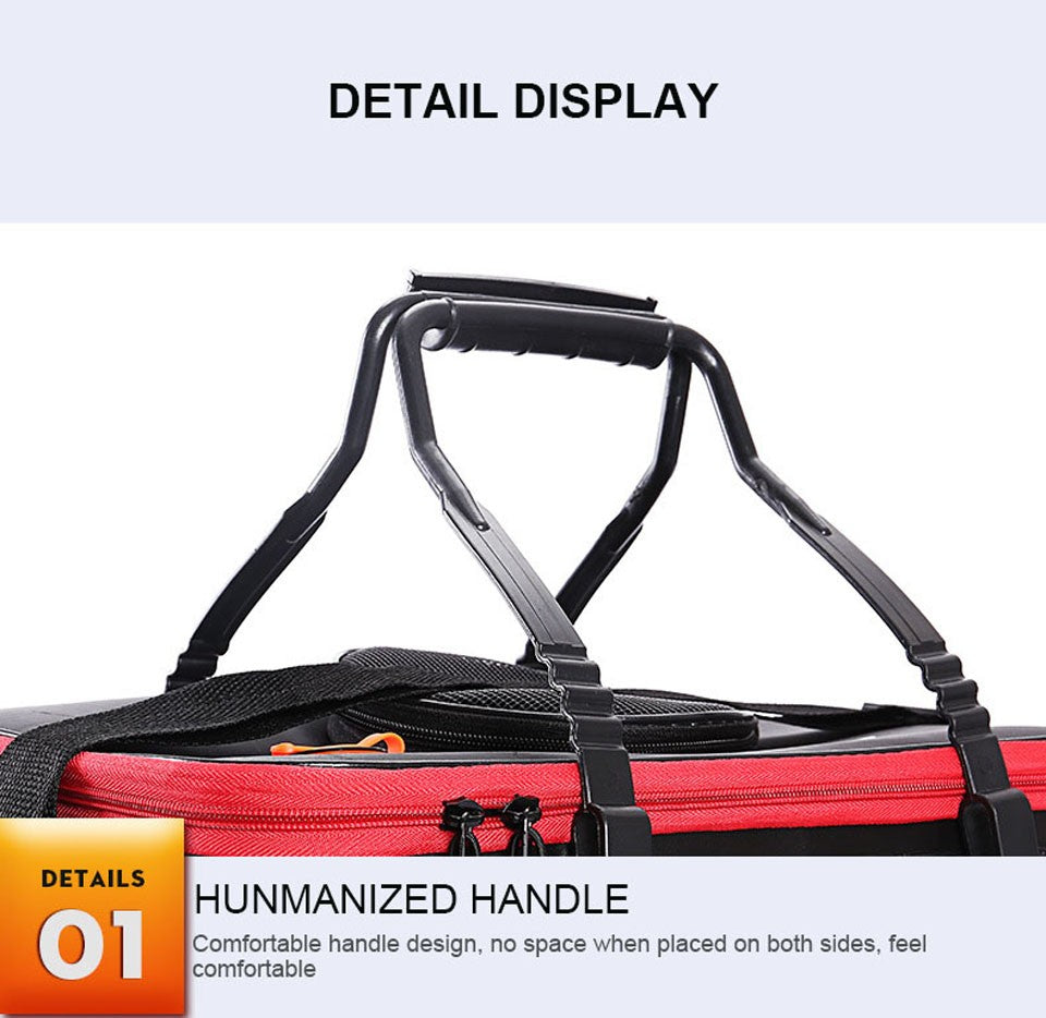 WALK FISH Thicken Fishing Bag Folding EVA Fishing Bucket Portable Live Fish Box Storage Outdoor Waterproof Camping Hiking Bag