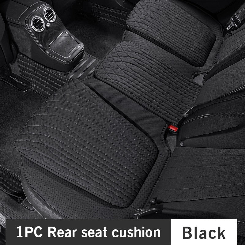 For Tesla Car Cushion Nappa Leather Breathable Non-slip Car Seat High Rebound Pad Seat Cushion Four seasons Universal Auto Seat