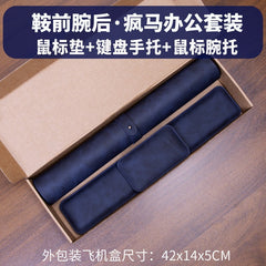 Desk Pad Waterproof PU Mouse Pad Large Mousepad Laptop Non-slip Desk Mat Keyboard Mats Mouse mat, mouse wrist guard three pieces