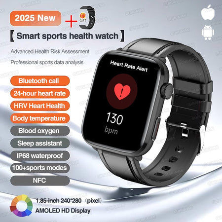 2025 New For Xiaomi Redmi Watch 5 Bluetooth Call GPS Tracking NFC Heart rate IP68 Waterproof Sport Fitness Smart bracelet Unisex