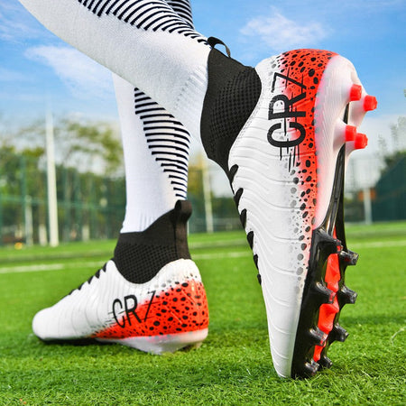 Professional Mens Soccer Shoes Women Football Boots Studded Society Turf Cleats Adults TF/FG Training High-Quality Sneakers