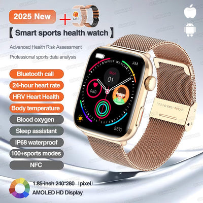 2025 New For Xiaomi Redmi Watch 5 Bluetooth Call GPS Tracking NFC Heart rate IP68 Waterproof Sport Fitness Smart bracelet Unisex