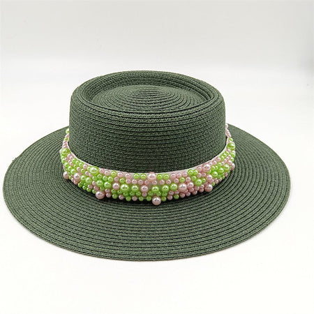 Bucket hat letters summer ladies bucket hat sun hat ladies straw hat fedora hat European men and women hat letters