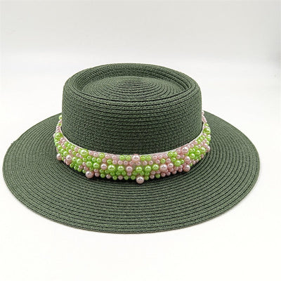 Bucket hat letters summer ladies bucket hat sun hat ladies straw hat fedora hat European men and women hat letters