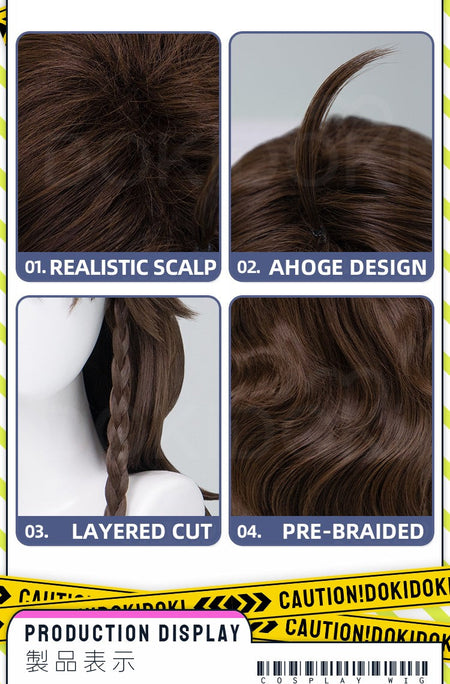 ?Ready for Ship?Idia Malleus Leona Vil Crowley Wig Game Cosplay DokiDoki Men 120cm Long Hair Fiber Idia Halloween  Free Wig Cap