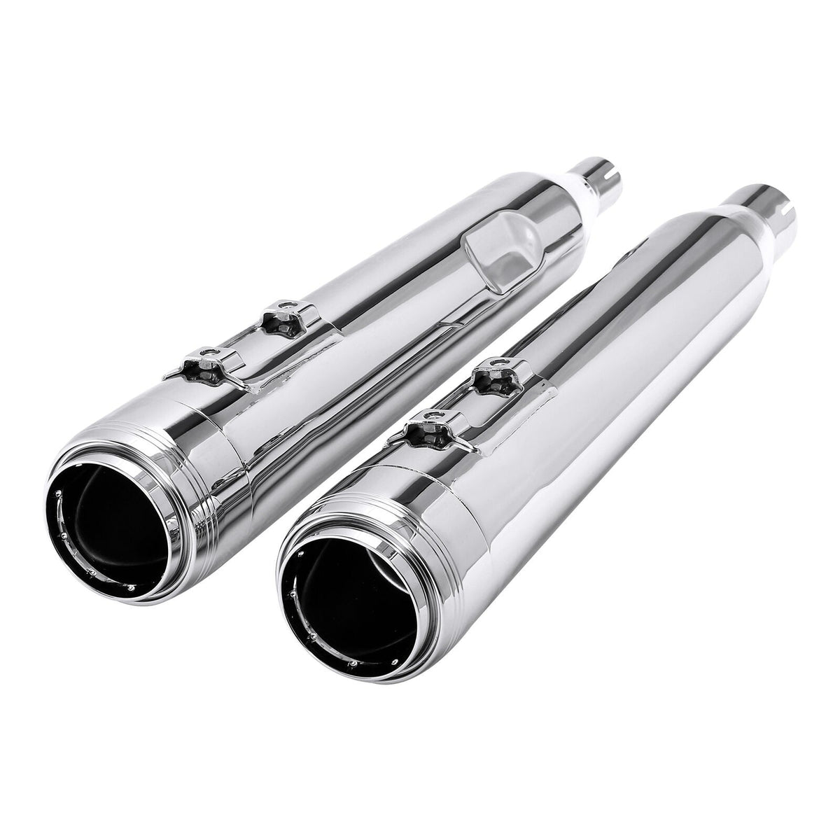 Motorcycle Slip On Mufflers Exhaust Pipes For Harley Street Glide Road King Electra Glide Ultra Limited FLTRX 2017-2022 2021 18