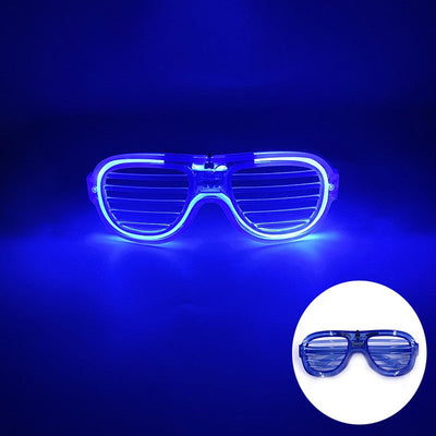 New Cool Wireless Glowing LED Light Up Glasses For Rave Festival Party Luminous Neon Mosaic Sunglasses Club Disco Eye Glasses