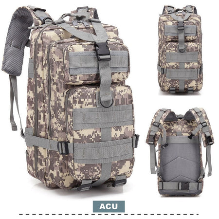 30L 900D Nylon Waterproof Backpack Outdoor Military Rucksacks Tactical Sports Camping Hiking Trekking Fishing Hunting Bag