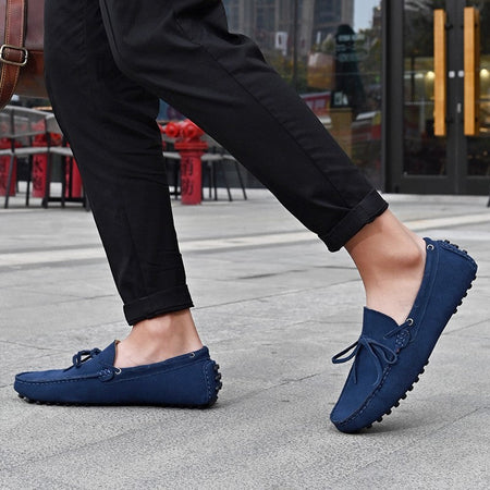 Fashion Men Shoes Genuine Leather Casual Summer Shoes Classic Mens Loafers Elegantes Slip On Flats Plus Size 49 Male Driving
