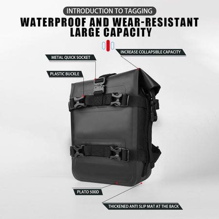 For BMW R1200GS R1250GS ADV For HONDA NC750X CB500X Motorcycle Frame Crash Bars Waterproof Bag Bumper Repair Tool Placement Bag