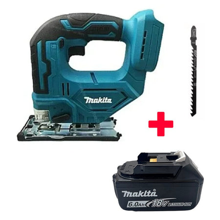 Makita DJV182Z Cordless 18V Lithium Battery Rechargeable Electric Jig Saw Curve Saw Woodworking Cutting Multifunction Saw