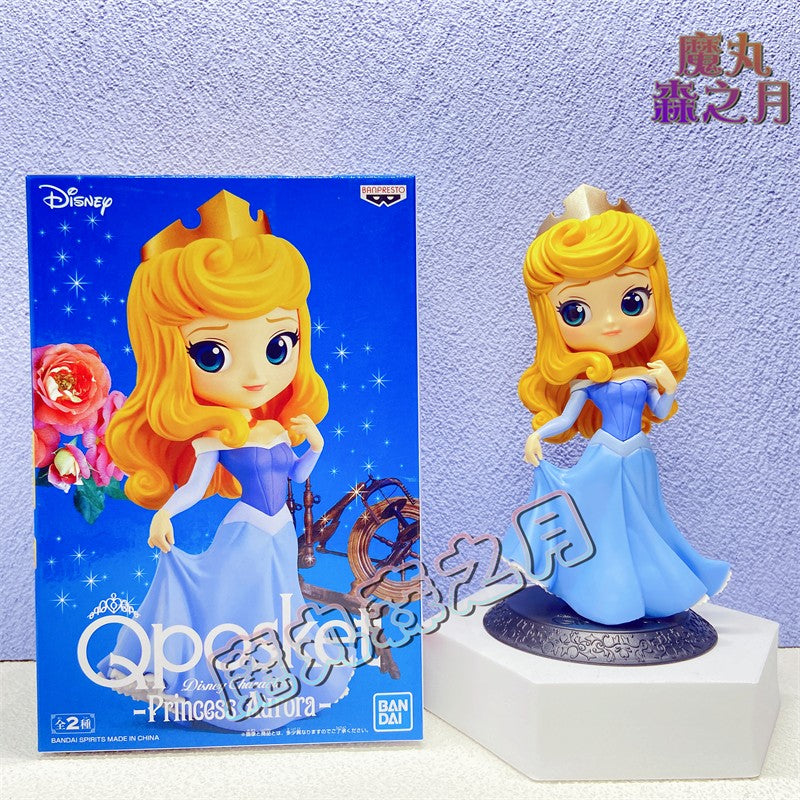 Original Qposket Disney Princess Ice And Snow Strange Love Elsa Ariel Belle Aurora Snow White Mermaid Mulan Cute Toy Doll
