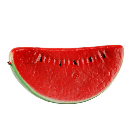 4pcs Artificial Fruits Simulated Watermelon Model Fruit Slices Photography Prop Foam Fake Watermelon Ornament Food Holiday Party