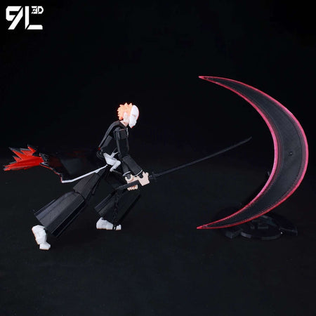 9L3D Lucky13 Titan 13 Ichigo Kurosaki Anime Action Figure Dummy 13 Sword Poseable Hollow Mask Model Birthday Surprise Decoration