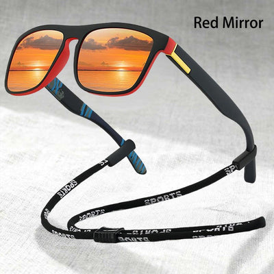 Fashion With Chain Square Sunglasses For Men Women Driving Fishing Brand Designer Sun Glasses Man UV400 Eyewear