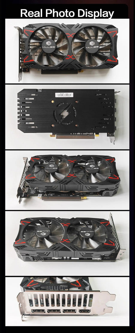 MLLSE Graphics Card RX 5500 8gb Placa De Video Gaming 7NM 128bit GDDR6 8Pin PCI Express 4.0 x 8 1717MHz DP*3 Desktop