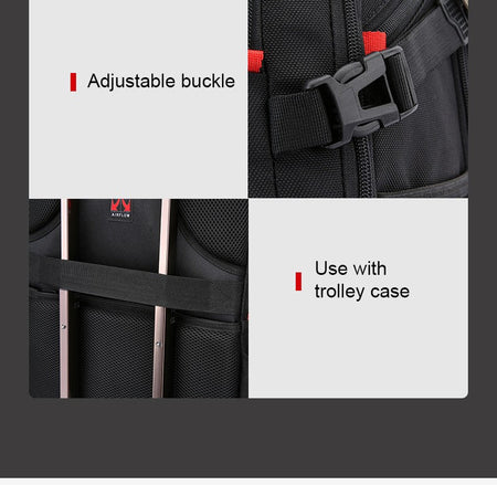 Waterproof Men's Backpack 17/20 Inch Laptop Backpacks School Travel Bag Swiss-style Large Capacity Business bagpack Male Mochila