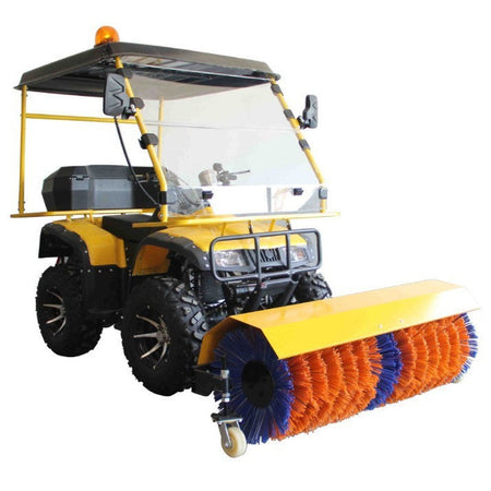 Customized snow sweeper, self-propelled with rotating brush, factory direct sales for road snow removal