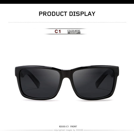 KDEAM Revamp Of Sport Men Sunglasses Polarized Shockingly Colors Sun Glasses Outdoor Driving Photochromic Sunglass With Box