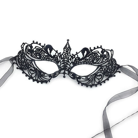 Women Sexy Hollow Lace Masquerade Gold Black Face Mask Princess Party Cosplay Prom Props Costume Nightclub Queen Eye Mask Exotic