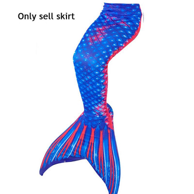 Carnival Summer Kids Swimming Mermaid Tail Mermaid Only 1pcs Skirt Costume Cosplay Children Princess Party Fantasy Swimsuit