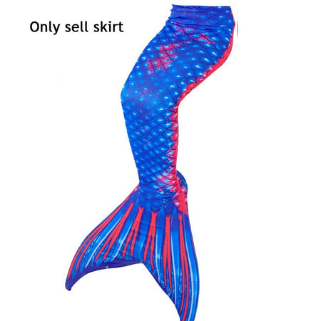 Carnival Summer Kids Swimming Mermaid Tail Mermaid Only 1pcs Skirt Costume Cosplay Children Princess Party Fantasy Swimsuit