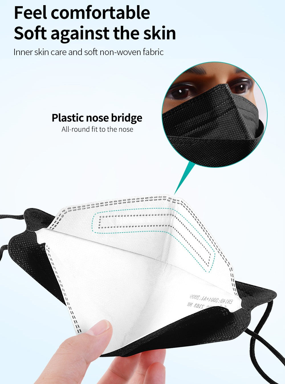 fpp2 CE Protective maske anti dust mask mouth mascarillas 4 Layers maskffp2 face mask KN95 facial masks  filter mask respirator