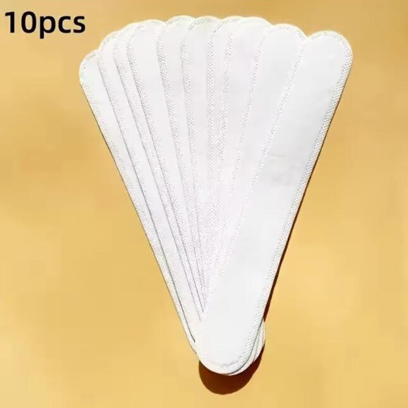 10/100pcs Hat Sweat Absorber Stickers Women Men Cotton Anti-dirt Sports Belt Cap Rim Invisible White Tape Hat Reducer Liner Pad