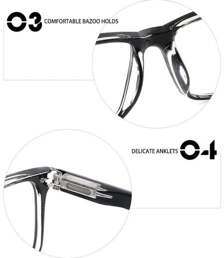 Reading Glasses for Men Women Sports Anti-blue Light Reading Eyewear Black Red Presbyopia Eyeglasses +100 to+400 glasses